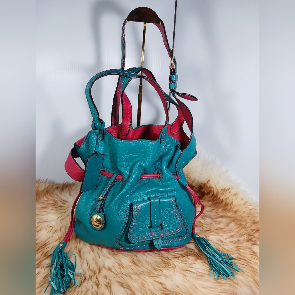 Lancel Premier Flirt Shoulder Bucket Bag